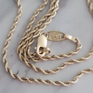 Michael Anthony 18" 1.1mm 14K gold chain necklace